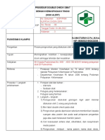 PROSEDUR DOUBLE CHECK OBAT DENGAN KEWASPADAAN TINGGI (HIGH ALERT