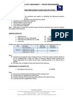 Fees Structure 2020 Sep - BCU TOPUP Programme