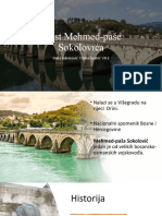 Most Mehmed-Paše Sokolovića-Historija Prezentacija