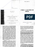DIEGUES JUNIOR - 1963 - Regiões Culturais - Etnias e Culturas Do Brasil
