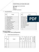 Instrumen Penilaian Hasil Belajar