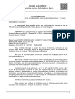 Certidão Judicial Bahia sem pendências CNPJ