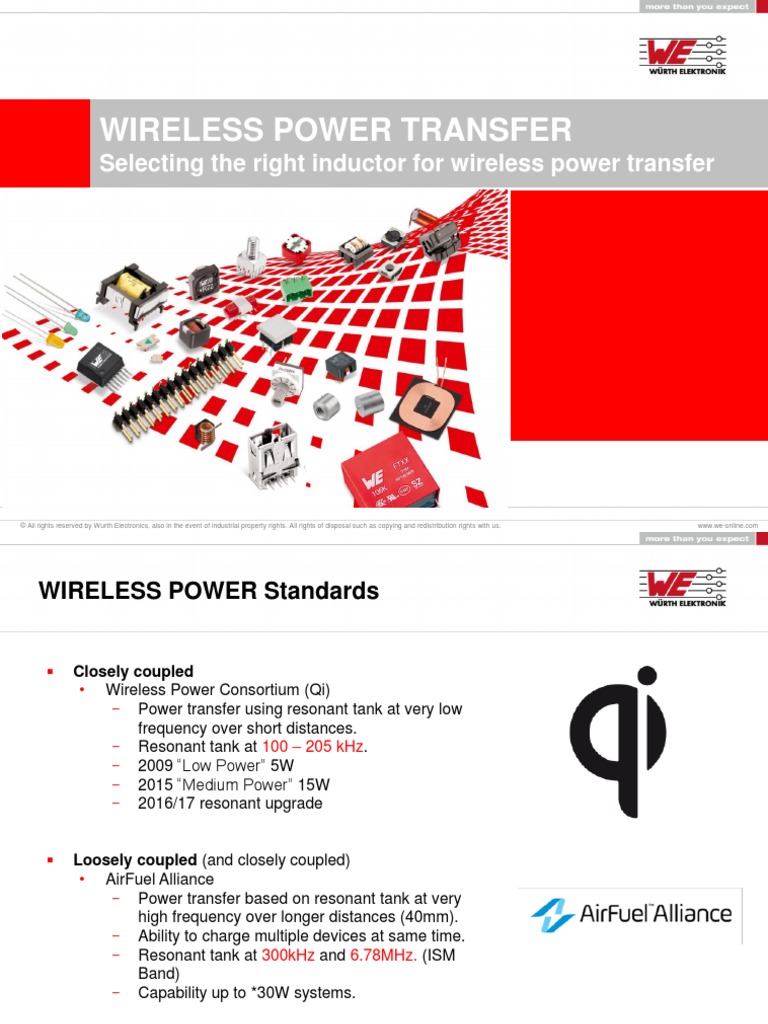 Wireless Power Transfer Fedde Wireless Power Transfer Selecting The