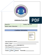 ITC ADMISSION FORM Abd