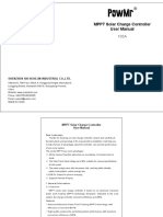 PowMr Manuals Solar Charge Controllers 100amps K100 PRO