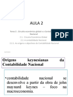 Circuito Econômico Global e Contabilidade Nacional