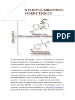 Tramadol-Paracetamol. Informe Técnico.