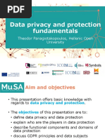 Data Privacy and Protection Fundamentals