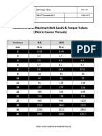 16 - Torque Chart Bolt