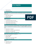 Polymers Chemeng Lec Quizzes