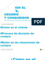 Situaciones y Roles de Compra. Tipos de Consumidores