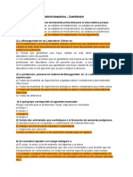 Bioseguridad laboratorio clínico cuestionario