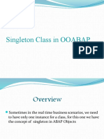Singleton Class in OOABAP