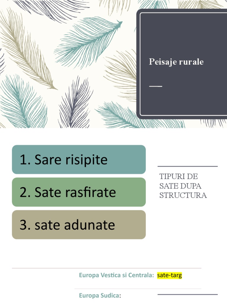 Peisaje Rurale | PDF
