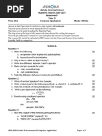 Computer Assesment I QP