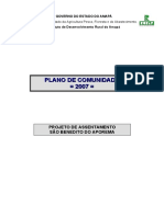 Plano de Comunidade 2007