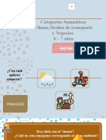 Climas Medios de Transporte y Negocios PPT Interactivo Categorías Semánticas