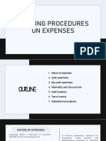 Audit Procedure On Expenses - PDF