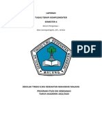 Tugas Terapi Komplementer Semester 4