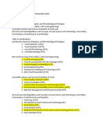 Food Technology Licensure Examination 2023