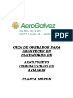 Guia Operador Abastecimiento Aeronaves en Plataforma - Planta Morón