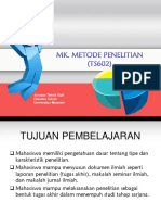 MP-01 MK Metode Penelitian