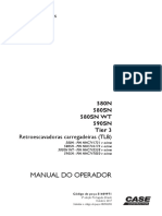 Manual Operação Retroescavadeira Case