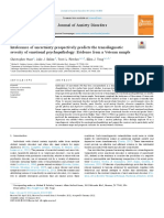 Intolerance of Uncertainty Prospectively Predicts The Transdiagnostic Severity of Emotional Psychopathology: Evidence From A Veteran Sample