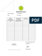 Form Pengulangan Stase (Arriza Maulana)