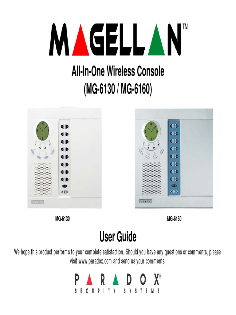 Magellan Mg6160 PDF Security Alarm Telephone