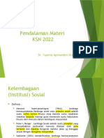 Kelembagaan Sosial dan Perubahan Sosial di Era Globalisasi