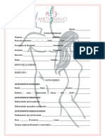 Historia Clinica Dermato PDF