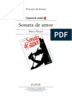 Proyecto de Lectura Sonata de Amor Blanca Alvarez PDF