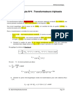 Correction - TD2 - Transformateur Triphasé-1 PDF