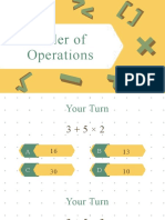 MATH 6 - Order of Operation