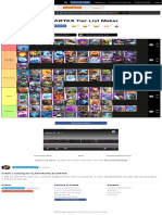 Create A CLASH ROYALE CARTAS Tier List - TierMaker