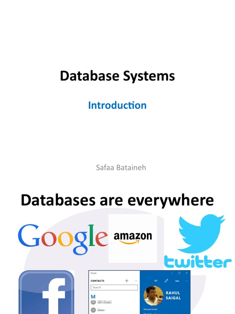 Database Slides 1 | PDF