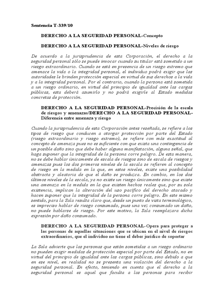 sentencia-t-339-10-derecho-a-la-seguridad-personal-concepto-derecho-a
