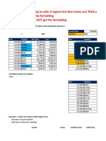 Conditional Formatting - Basic Introduction