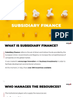 Innova Finance - What Is Subsidiary Finance PDF