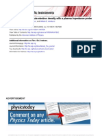 Measurement of Absolute Electron Density With A Plasma Impedance Probe