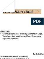 Elementary Logic Symbols and Truth Tables