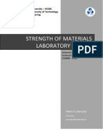 STRENGTH OF MATERIALS LAB REPORT