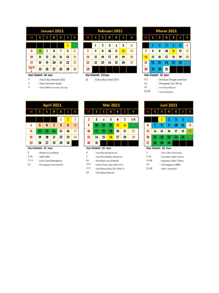 Kalender Pendidikan | PDF
