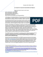 Ensuring A Gender-Responsive Corporate Sustainability Due Diligence Legislation