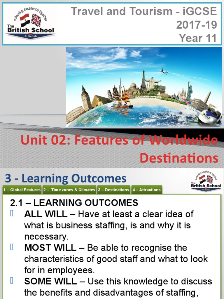 Unit 02 Travel And Tourism Pdf Tourism Equator