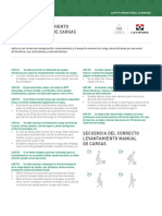 Guía SOS 08 - Levantamiento Manual de Cargas PDF