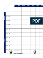 Calendario Semanal Casa de Intercesion