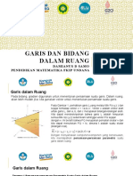 Pertemuan 9. Garis Dan Bidang Dalam Ruang