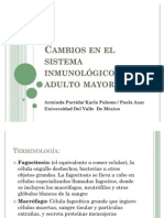 Cambios Del Sistema Inmune en El Adulto Mayor